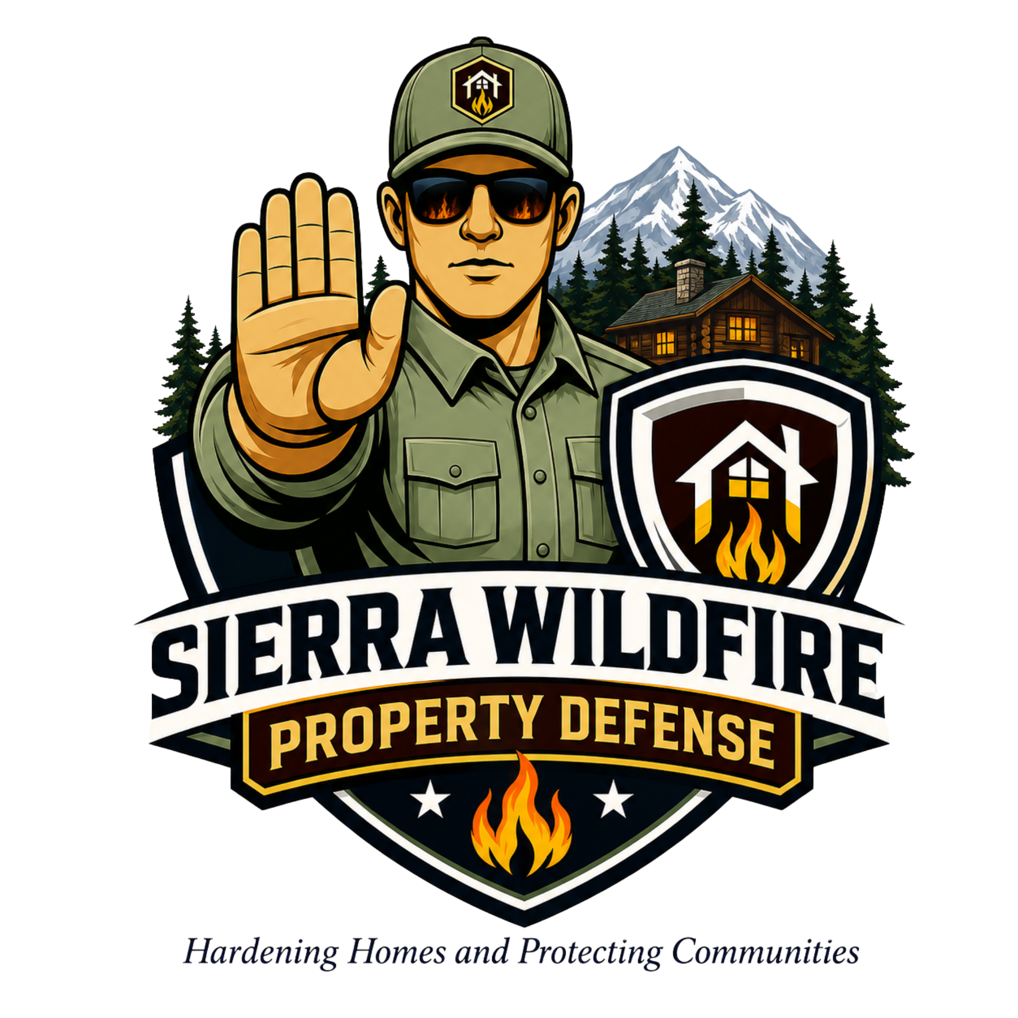 sierra wildfire transparent logo